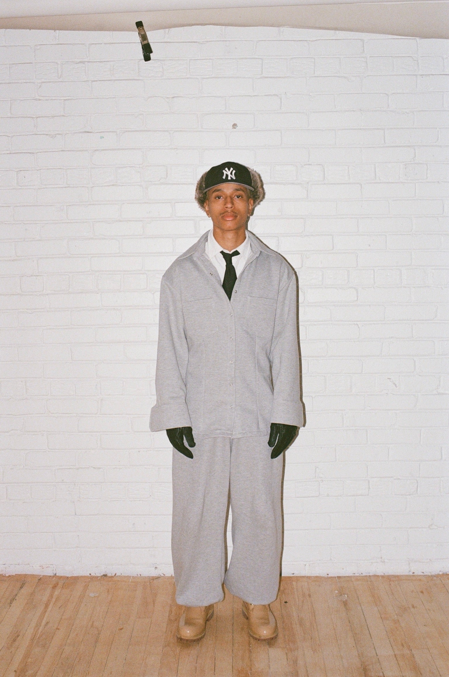 Buttoned Sweat Shirt