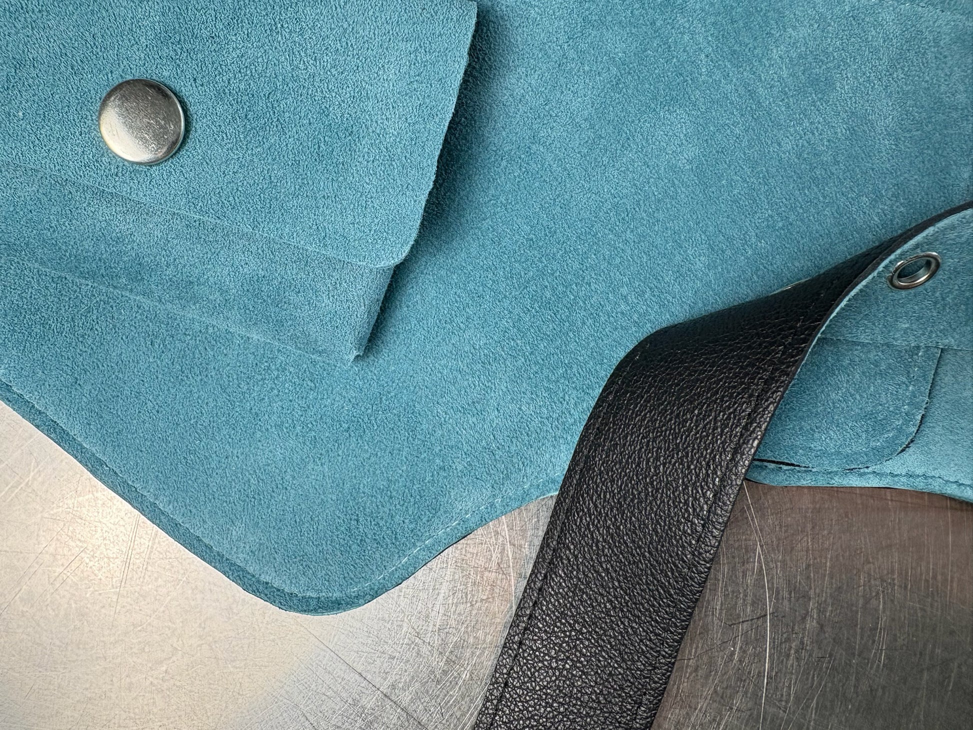 Glacier Reversible Suede Belt Bag