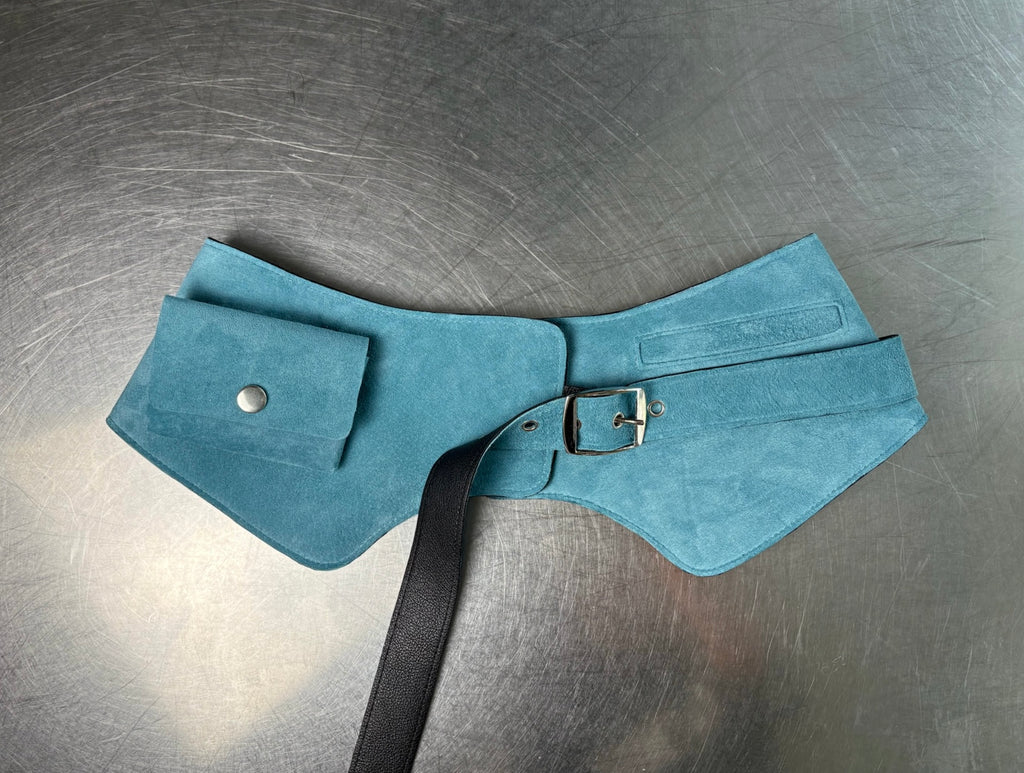 Glacier Reversible Suede Belt Bag