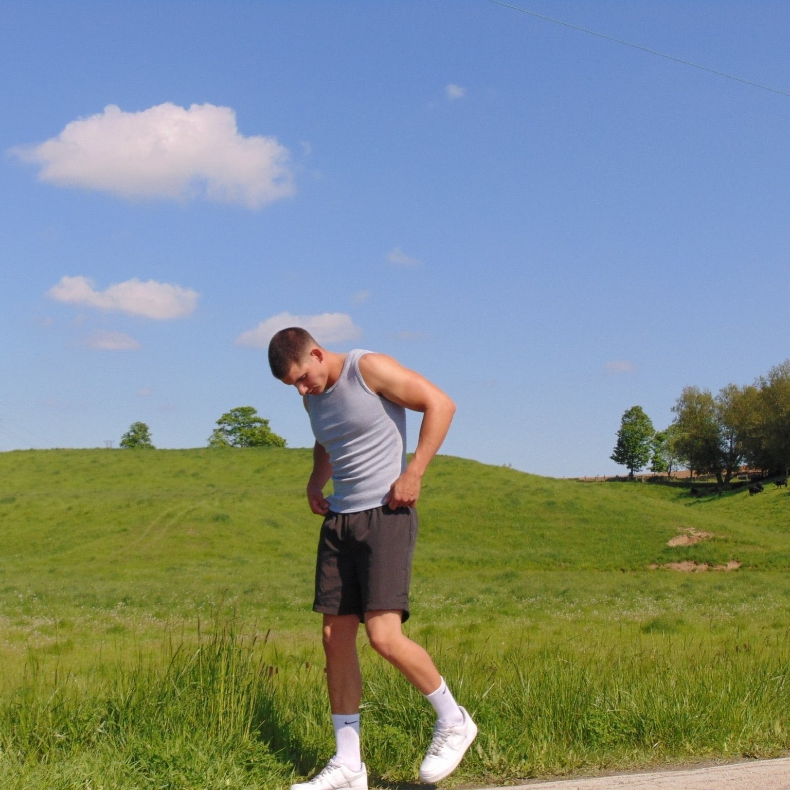 CHARCOAL NYLON SHORTS - SOLOMON'S.LOG