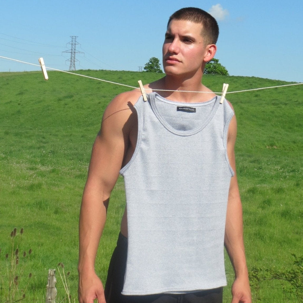 GREY TANK TOP - SOLOMON'S.LOG