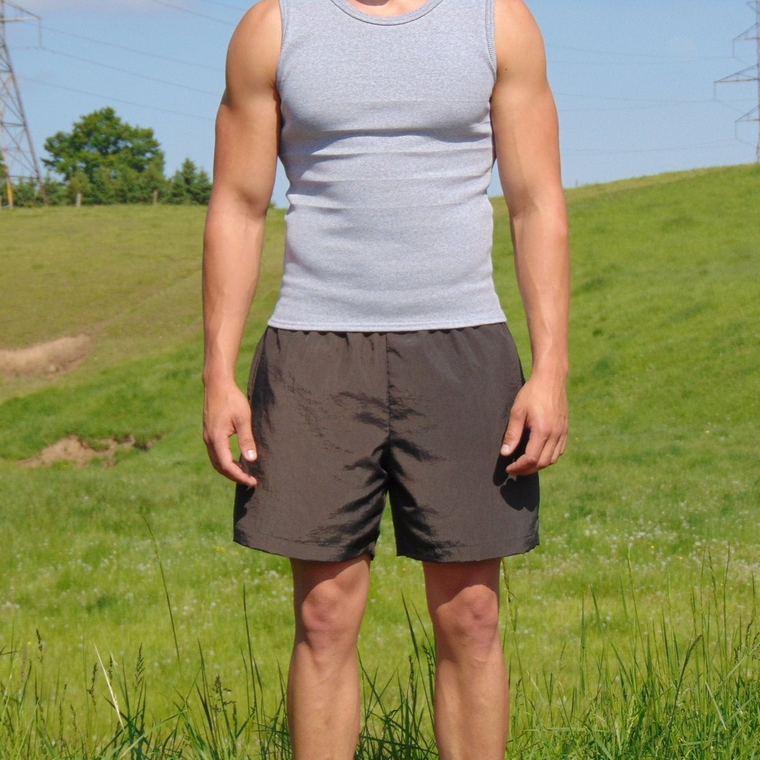 GREY TANK TOP - SOLOMON'S.LOG